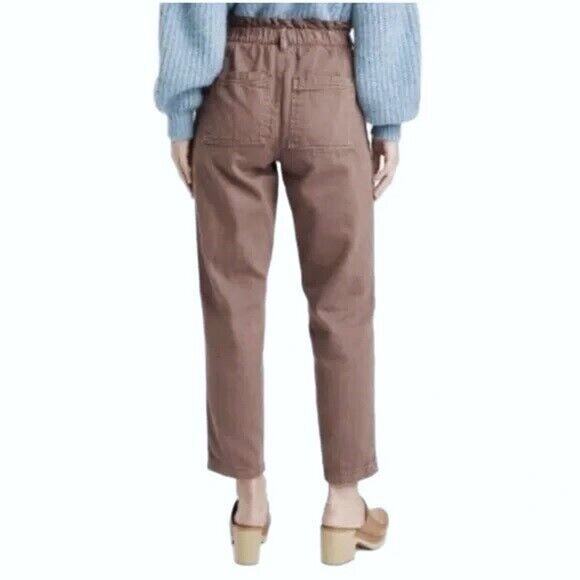 NEW Universal Thread High Rise Waisted Paperbag Tapered Jeans Denim Pants Size 4 - Picture 3 of 8